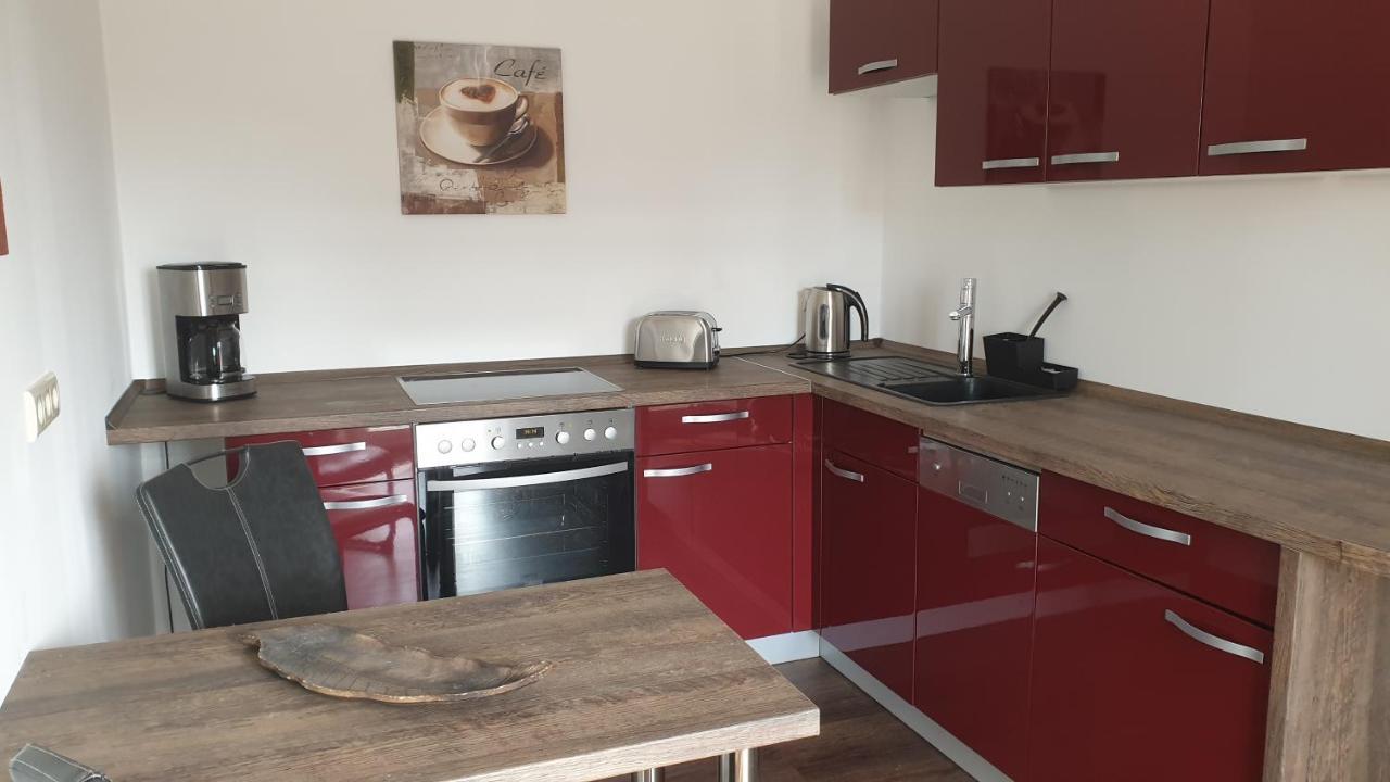 Seensucht & Urlaubstraeume, Ferienwohnung "Seerose" Grossraeschen Buitenkant foto